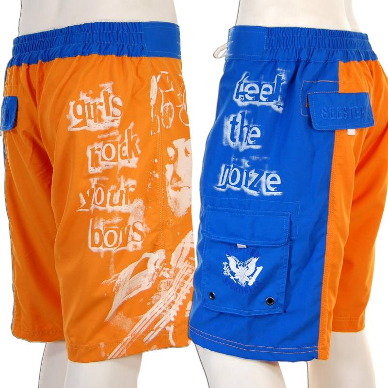 Seestern Sportswear SEESTERN Noddy Holder Memorial Boardshorts Badeshorts Slade Feel The Noize XXS-3XL /1547 Discount Store für neue Produkte