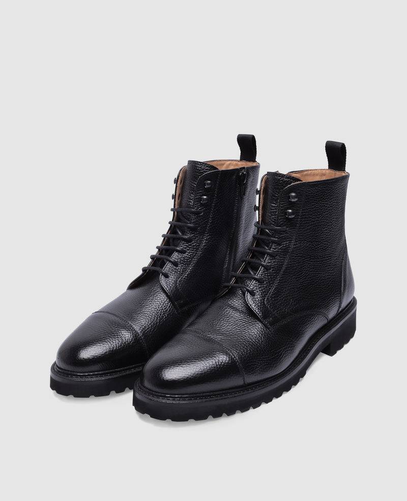 Shoepassion Winston CDB6 Derby Boot in Schwarz - Henry Stevens Shoepassion Letzte 2 Tage