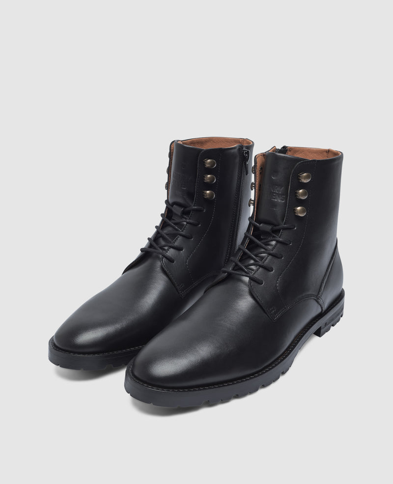 Shoepassion Wallace PDB Derby Boot in Schwarz - Henry Stevens Shoepassion Vierteljährliche Förderung