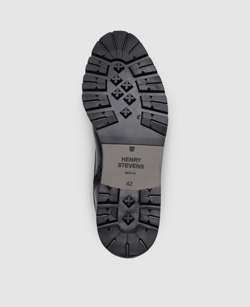Shoepassion Wallace PDB Derby Boot in Schwarz - Henry Stevens Shoepassion Vierteljährliche Förderung