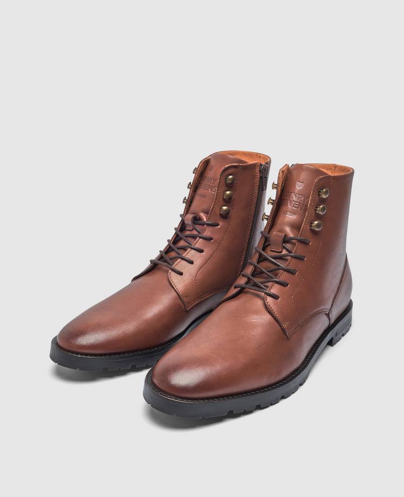 Shoepassion Wallace PDB Derby Boot in Dunkelbraun - Henry Stevens Shoepassion Bis zu 55% Rabatt