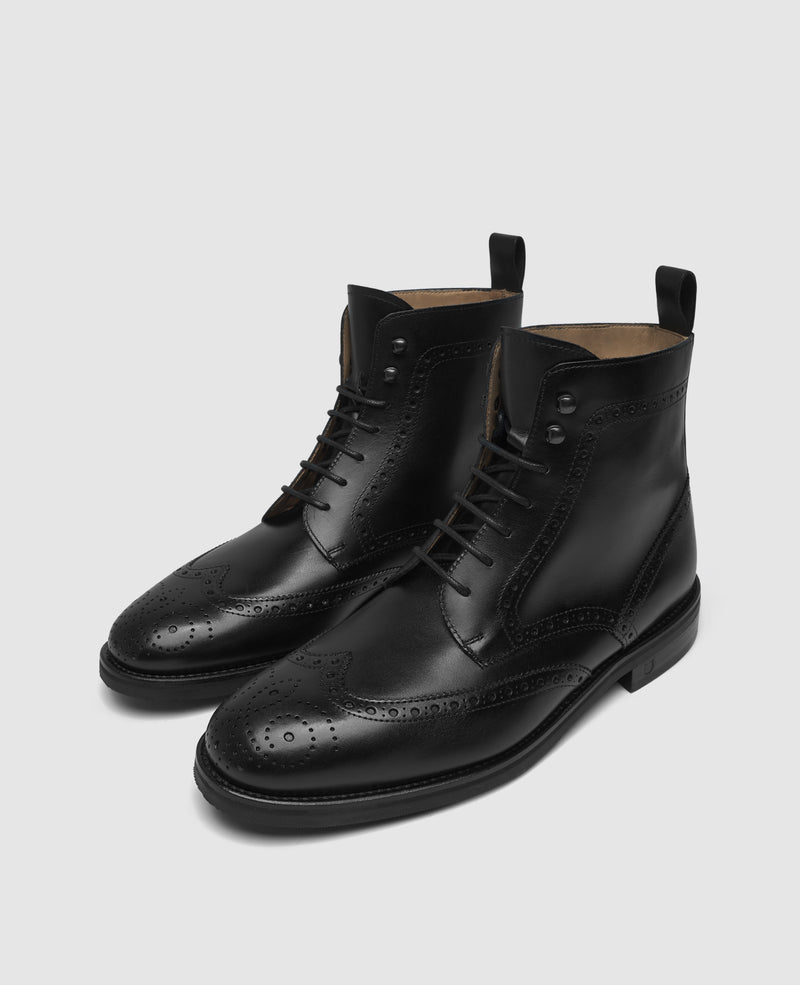 Shoepassion Winston FBDB2 Derby Boot in Schwarz - Henry Stevens Shoepassion Begrenzt auf 3 Tage