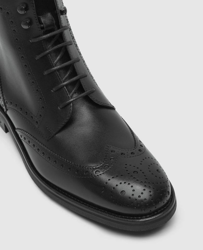 Shoepassion Winston FBDB2 Derby Boot in Schwarz - Henry Stevens Shoepassion Begrenzt auf 3 Tage