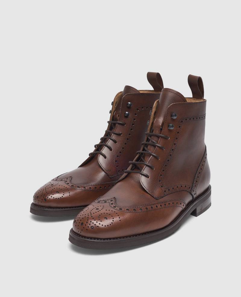 Shoepassion Winston FBDB2 Derby Boot in Mittelbraun - Henry Stevens Shoepassion Speichern exportieren