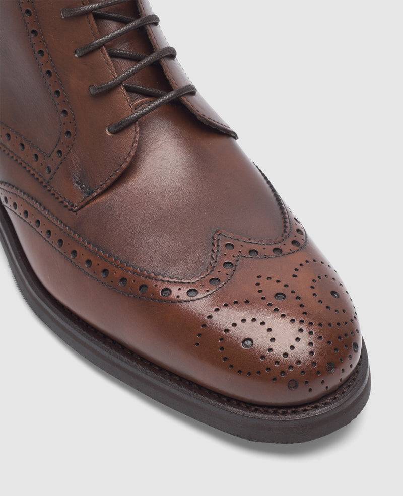 Shoepassion Winston FBDB2 Derby Boot in Mittelbraun - Henry Stevens Shoepassion Speichern exportieren