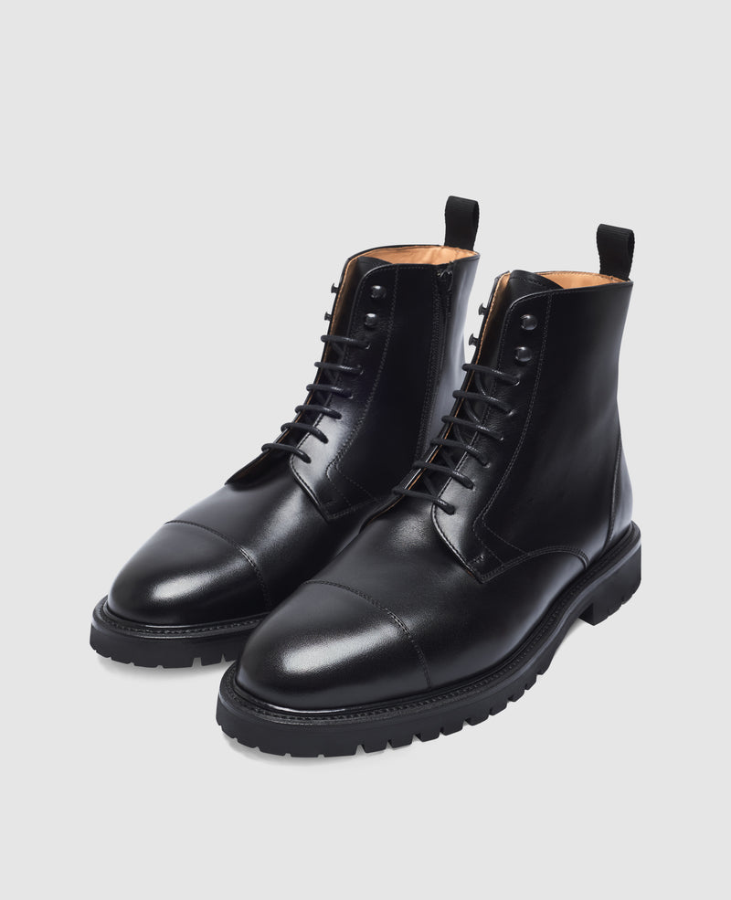 Shoepassion Jones CDB3 Derby Boot in Schwarz - Henry Stevens Shoepassion Black Friday Preise
