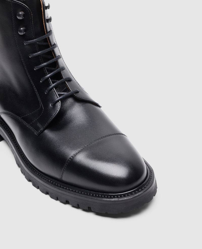 Shoepassion Jones CDB3 Derby Boot in Schwarz - Henry Stevens Shoepassion Black Friday Preise