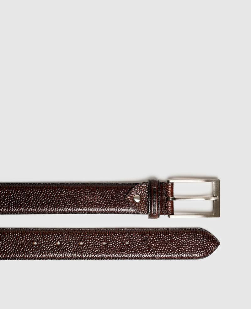 Shoepassion Markanter Herrengürtel aus Scotchgrain Leder Henry Stevens Shoepassion Black Friday Preise