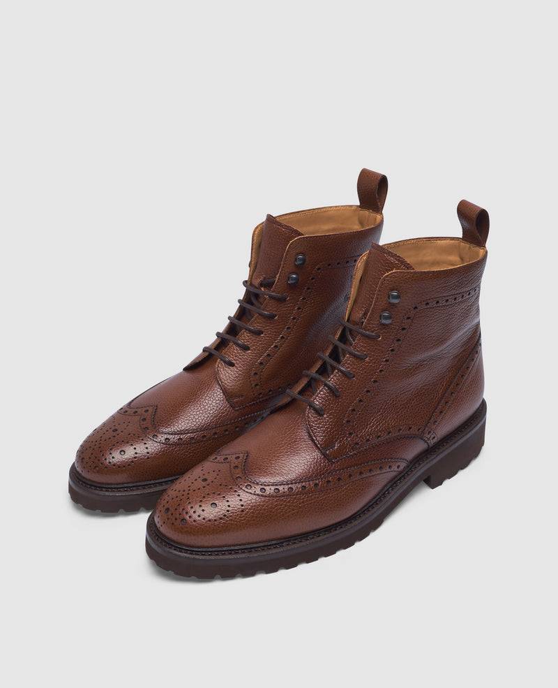 Shoepassion Winston FBDB6 Derby Boot in Mittelbraun - Henry Stevens Shoepassion Preisnachlass