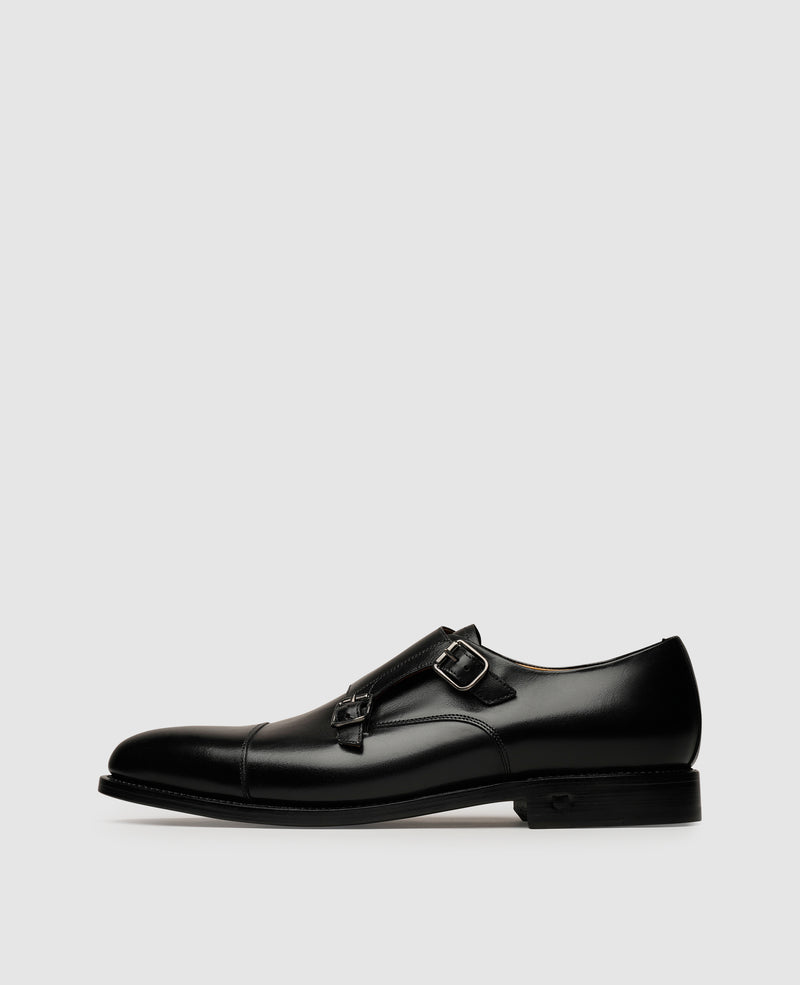 Shoepassion Rahmengenähter Doppel-Monkstrap Herrenschuh Henry Stevens Shoepassion
