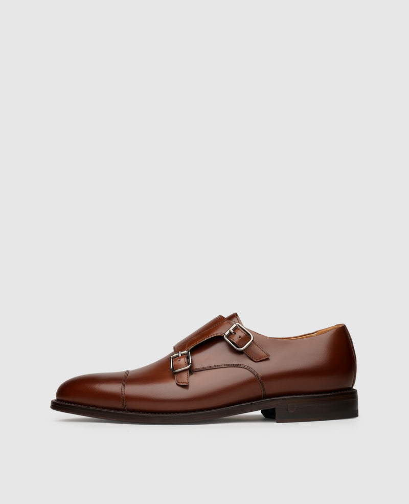 Shoepassion Rahmengenähter Doppel-Monkstrap Herrenschuh Henry Stevens Shoepassion