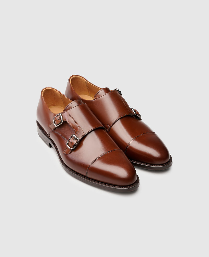 Shoepassion Rahmengenähter Doppel-Monkstrap Herrenschuh Henry Stevens Shoepassion Weihnachtsangebot