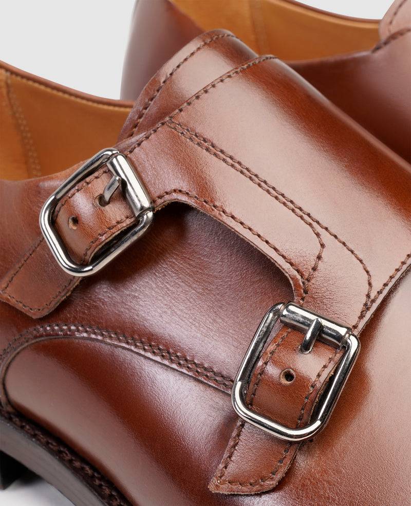 Shoepassion Rahmengenähter Doppel-Monkstrap Herrenschuh Henry Stevens Shoepassion Weihnachtsangebot