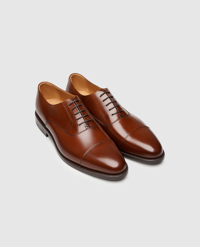 Shoepassion Handgefertigter Captoe Oxford Herrenschuh Henry Stevens Shoepassion Lagerräumung