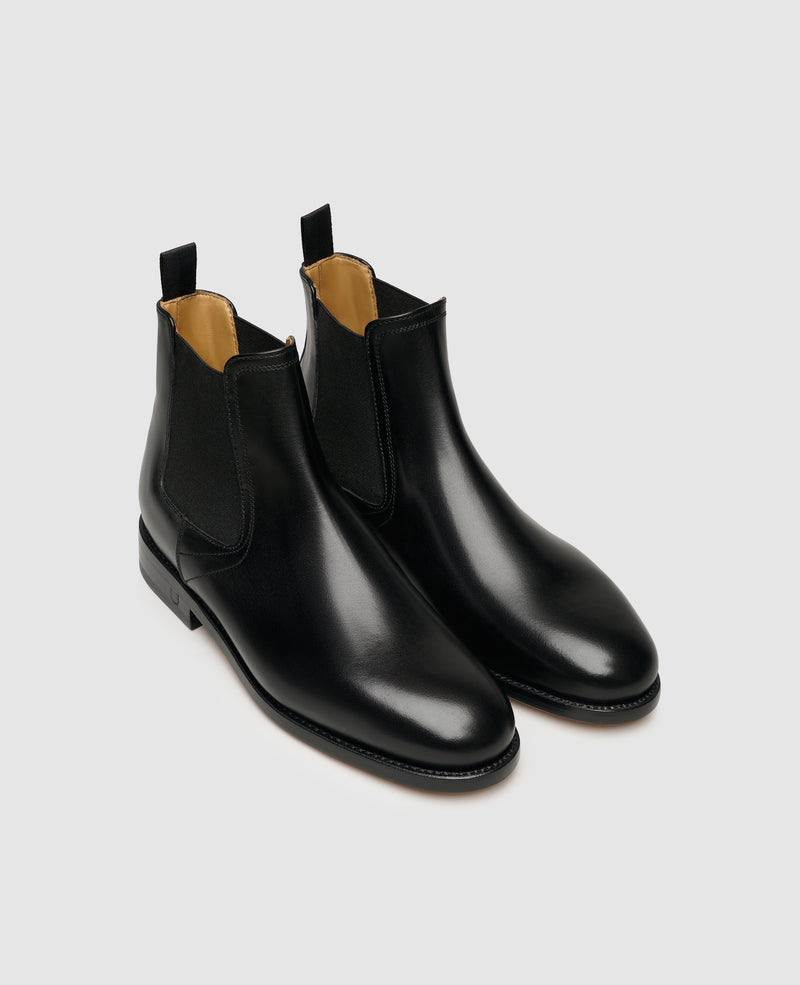 Shoepassion Rahmengenähter Damen Chelsea Boot aus Kalbsleder Henry Stevens Shoepassion Super Sparpreis