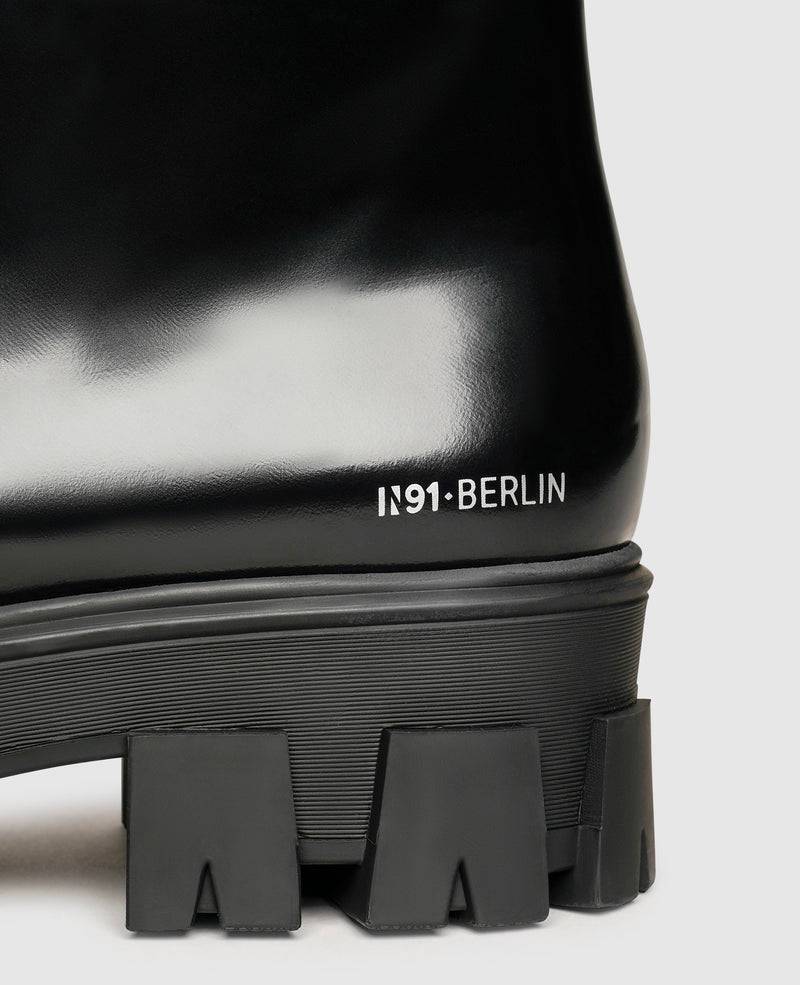 Shoepassion Leder-Schnürstiefelette mit Plateausohle für Damen N91 Shoepassion Begrenzte Freigabe
