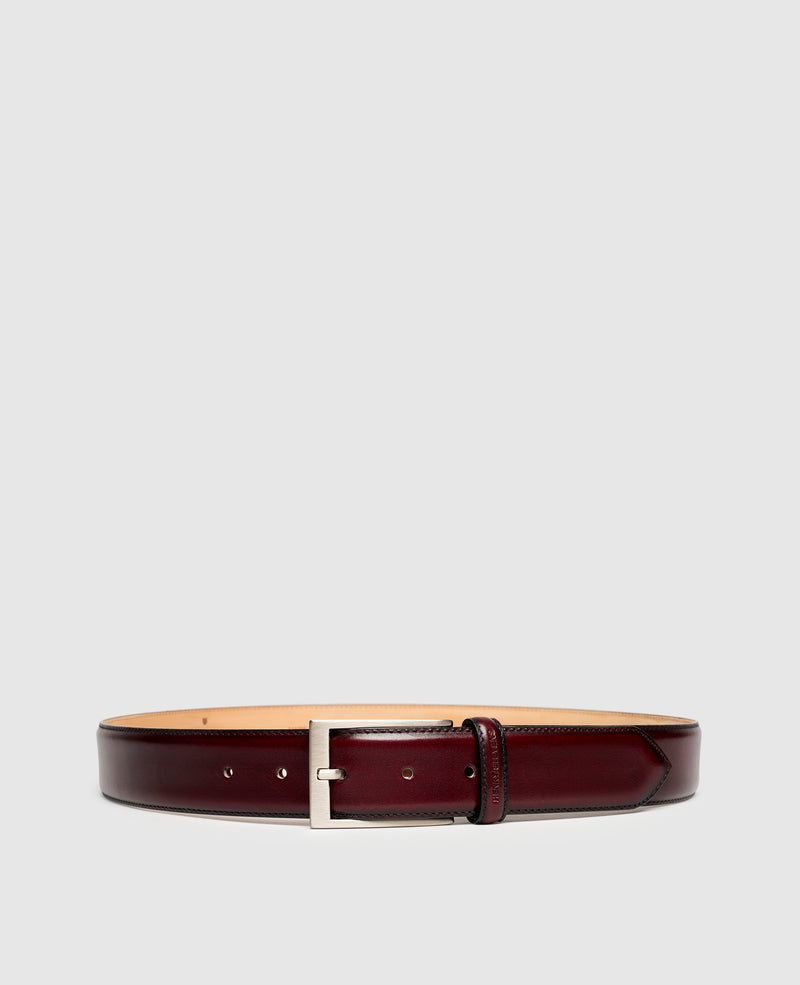 Shoepassion Edler Herrengürtel aus Leder mit Handfinish Henry Stevens Shoepassion