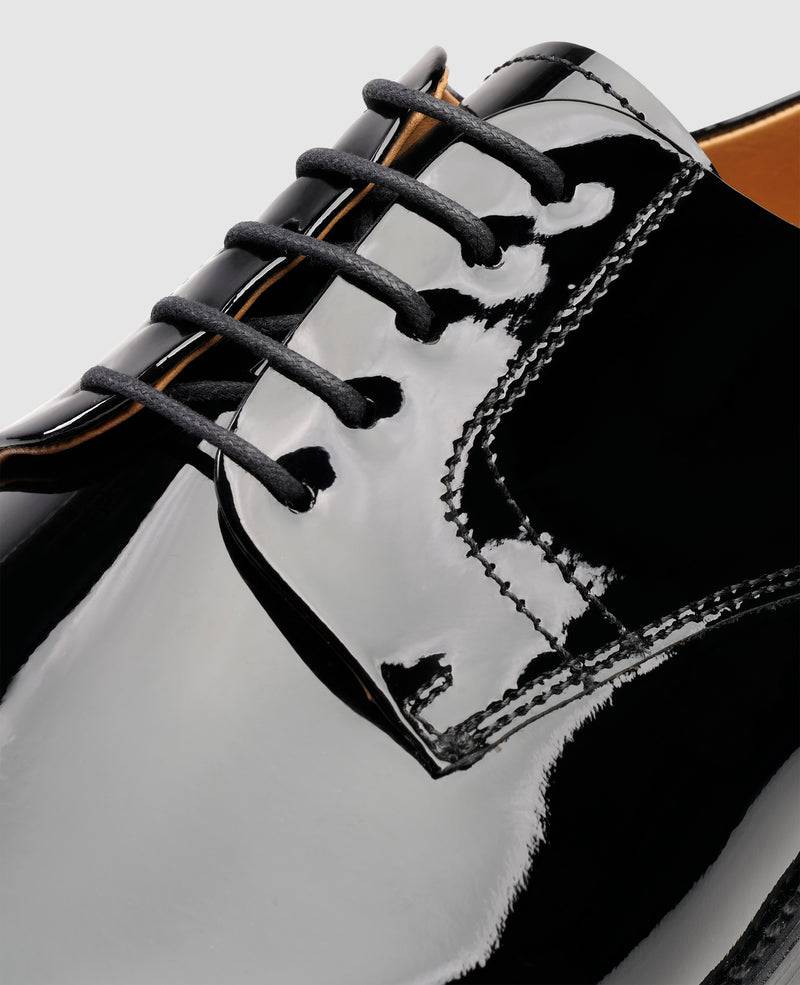 Shoepassion Rahmengenähter Herren Plain Derby Lackschuh Henry Stevens Shoepassion Saisonale Angebote