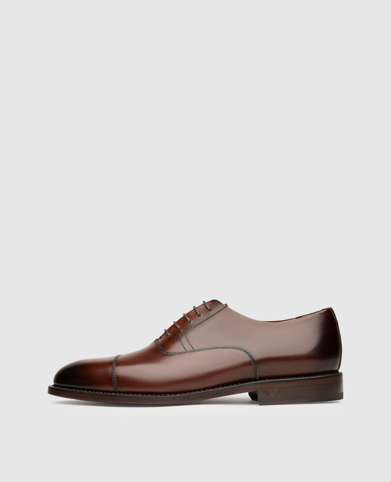 Shoepassion Handgefertigter Oxford Herrenschuh mit Patina Henry Stevens Shoepassion