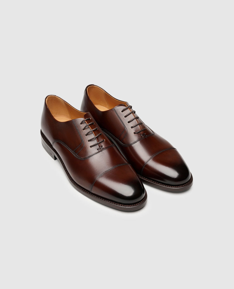 Shoepassion Handgefertigter Oxford Herrenschuh mit Patina Henry Stevens Shoepassion Wochenangebot
