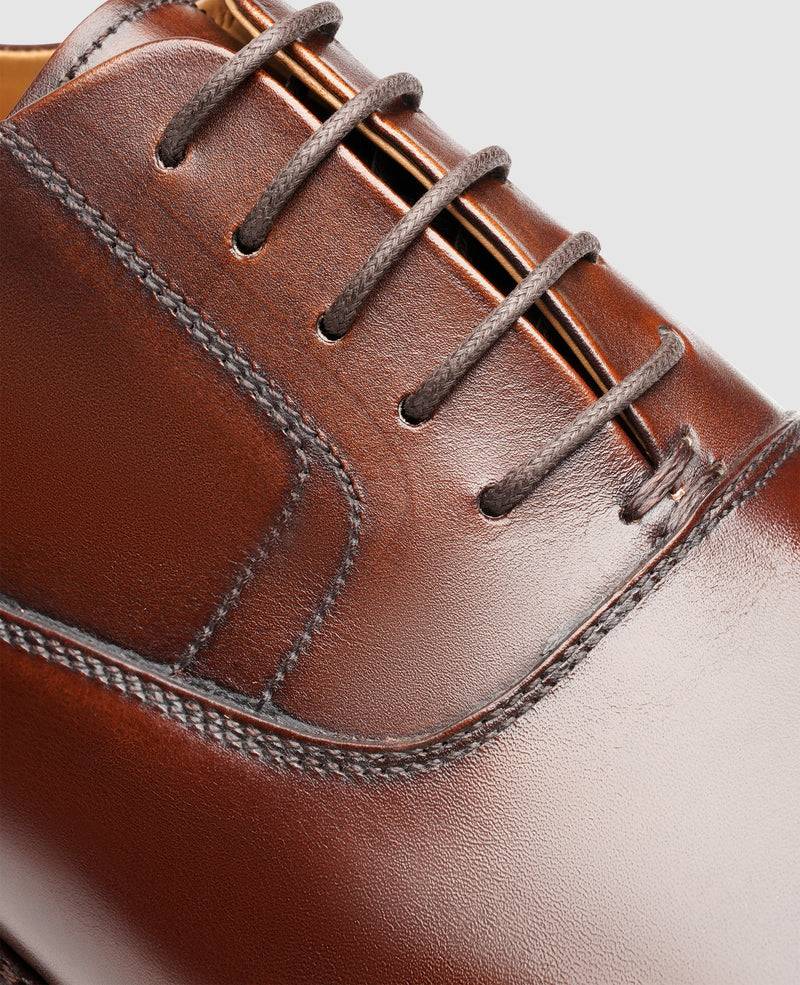 Shoepassion Handgefertigter Oxford Herrenschuh mit Patina Henry Stevens Shoepassion Wochenangebot
