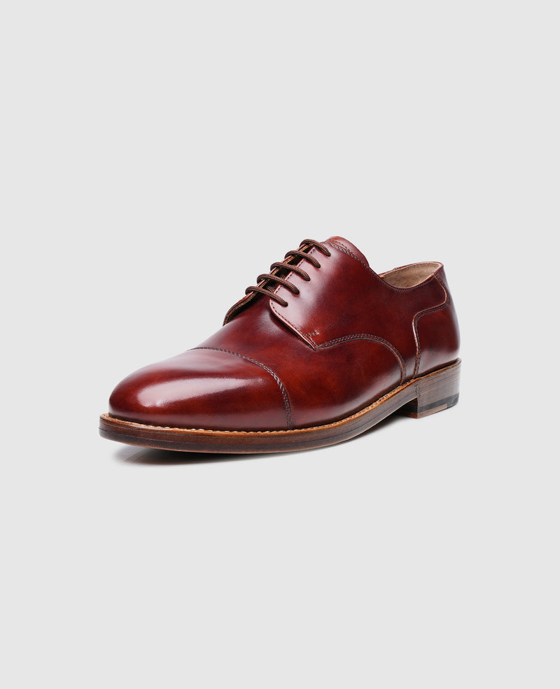 Shoepassion Heinrich Dinkelacker Captoe Derby aus Toscana Calf Shoepassion Begrenzte Freigabe