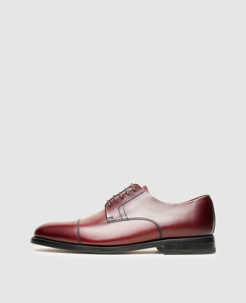 Shoepassion Rahmengenähter Derby Herrenschuh mit Patina Henry Stevens Shoepassion