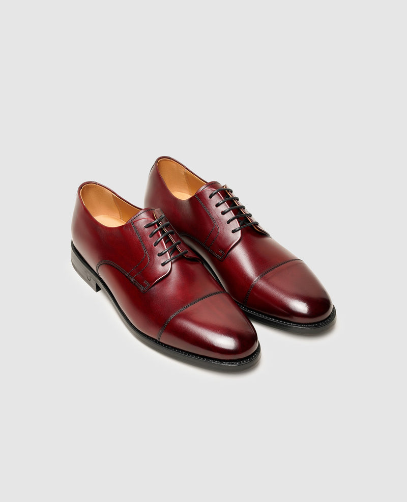 Shoepassion Rahmengenähter Derby Herrenschuh mit Patina Henry Stevens Shoepassion Vierteljährliche Förderung