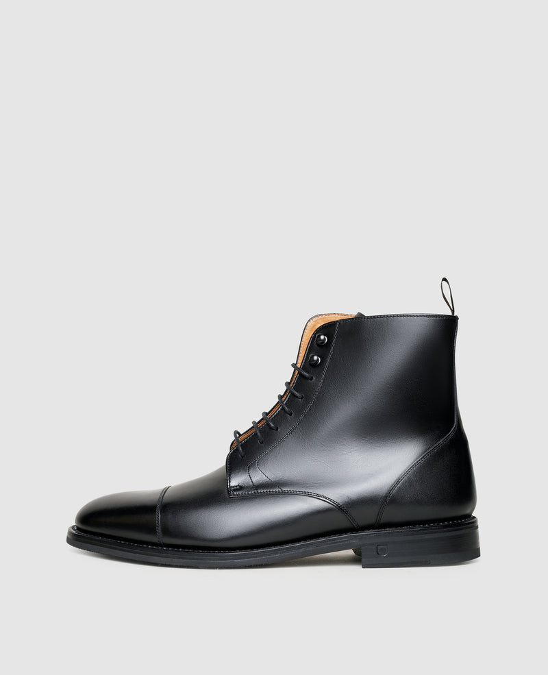 Shoepassion Rahmengenähte Herren-Schnürboots aus Glattleder Henry Stevens Shoepassion