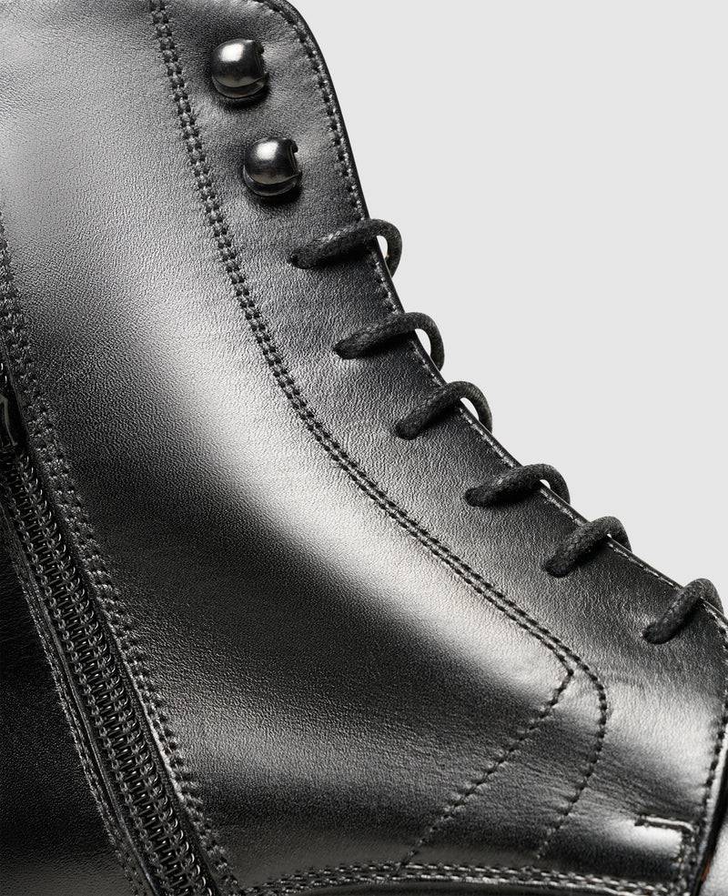 Shoepassion Rahmengenähte Herren-Schnürboots aus Glattleder Henry Stevens Shoepassion Bis zu 55% Rabatt