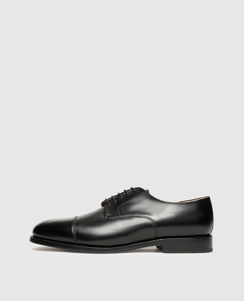 Shoepassion Breiter Captoe Derby Schnürschuh für Herren Henry Stevens Shoepassion