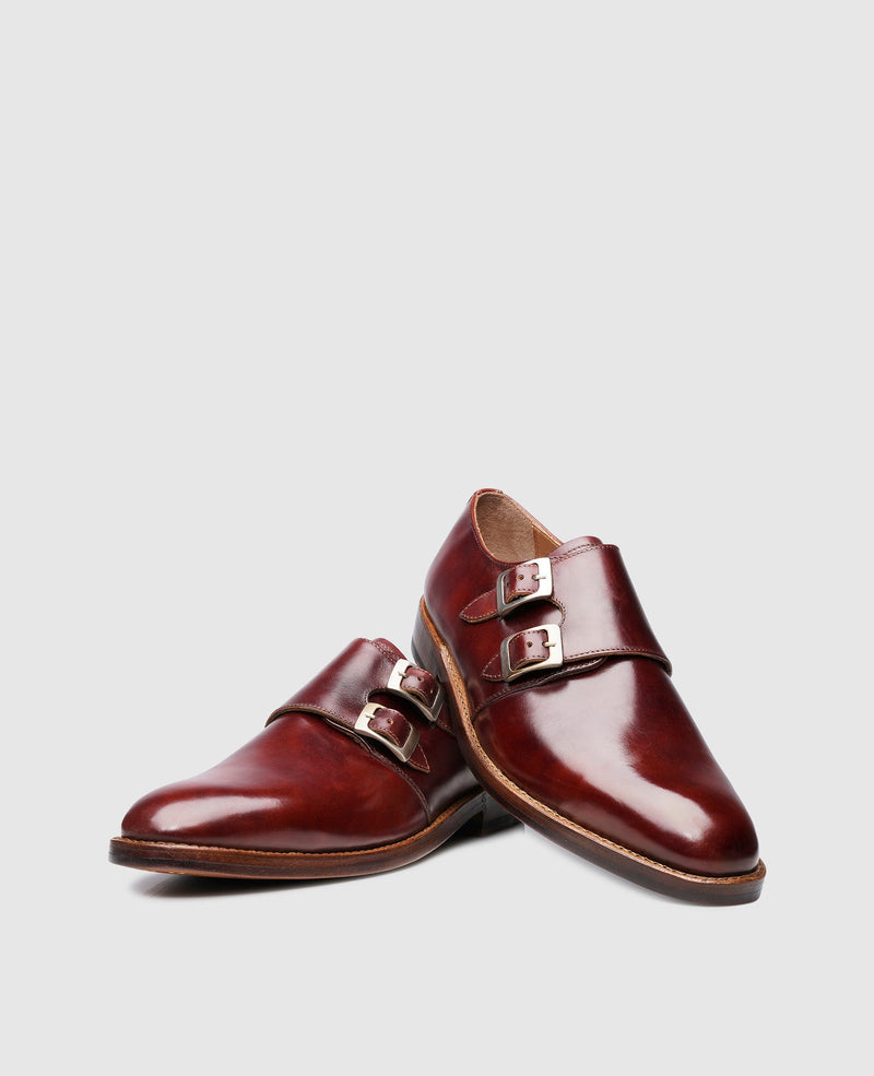 Shoepassion Heinrich Dinkelacker Doppel-Monkstrap für Herren aus Toscana Calf Shoepassion Blitzverkäufe