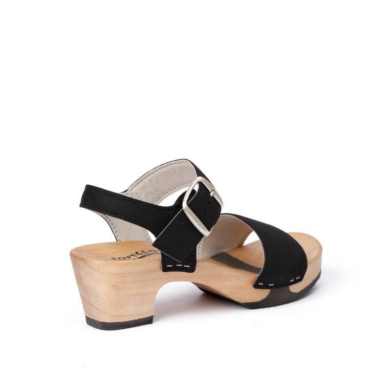 Softclox KEA vegan Velourseffekt schwarz (hazelnut) Räumungsverkauf
