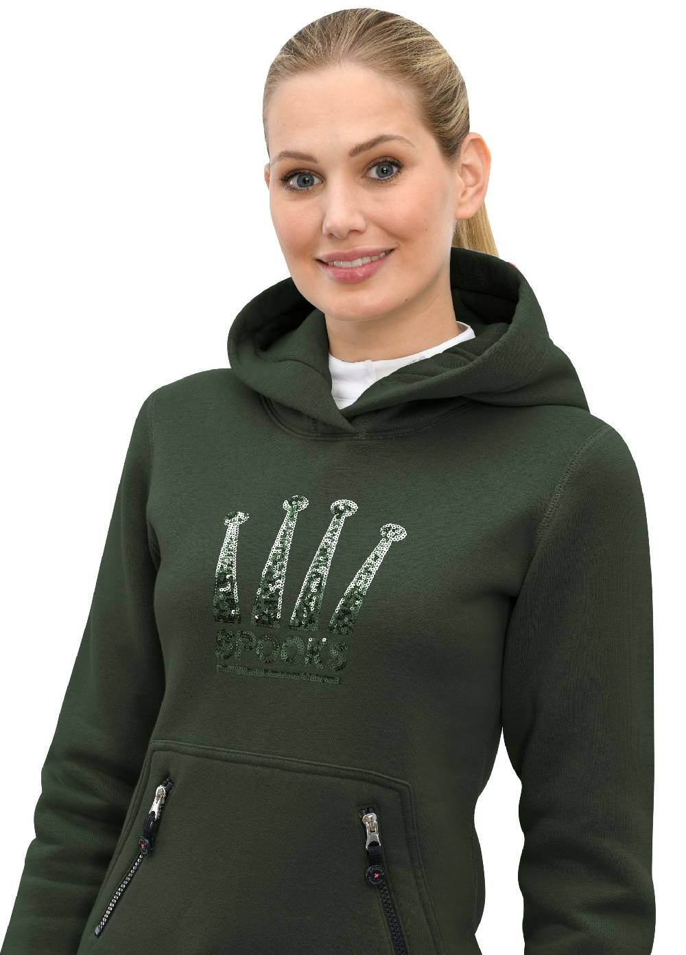 Spooks Crown Sequin Hoody Lagerräumung