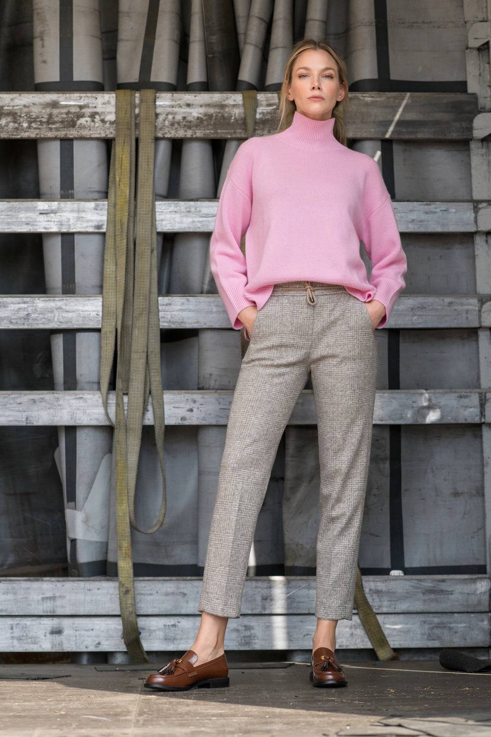 Spoon Golf Turtle Neck Chunky Wool- Cashmere Sweater Muttertagsangebot