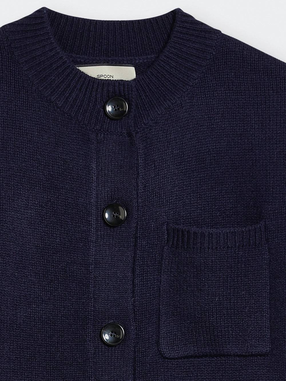 Spoon Golf Cropped Wool- Cashmere Cardigan Neuheiten