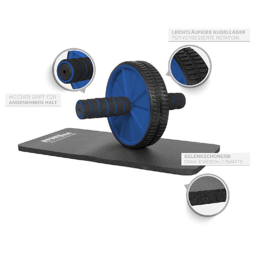 Sport Tec Sport-Tec Bauchtrainer Ab Wheel inkl. Kniematte Blitzangebot