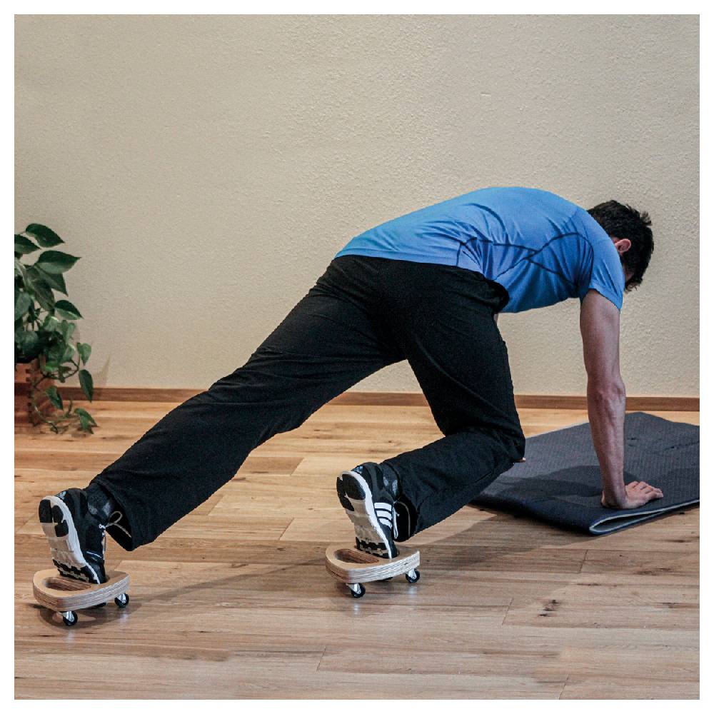 Sport Tec Erzi Bauchtrainer Core Roller, 2er Set VIP-Rabatte
