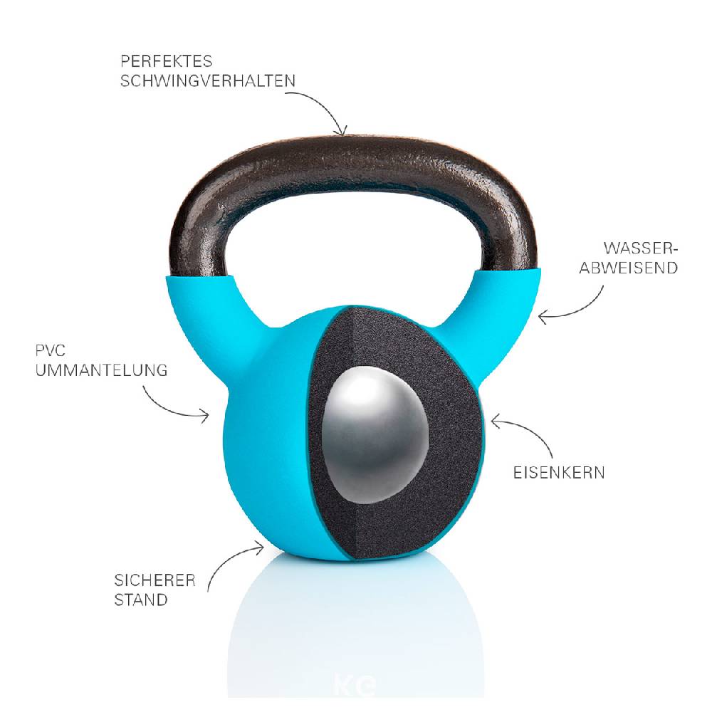 Sport Tec Kettlebell, 10 kg, hellblau Neueste Stile