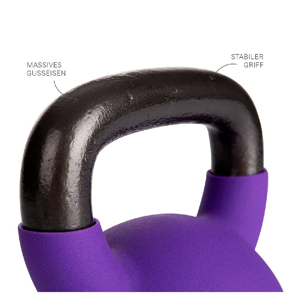 Sport Tec Kettlebell, 12 kg, lila Letzte 2 Tage