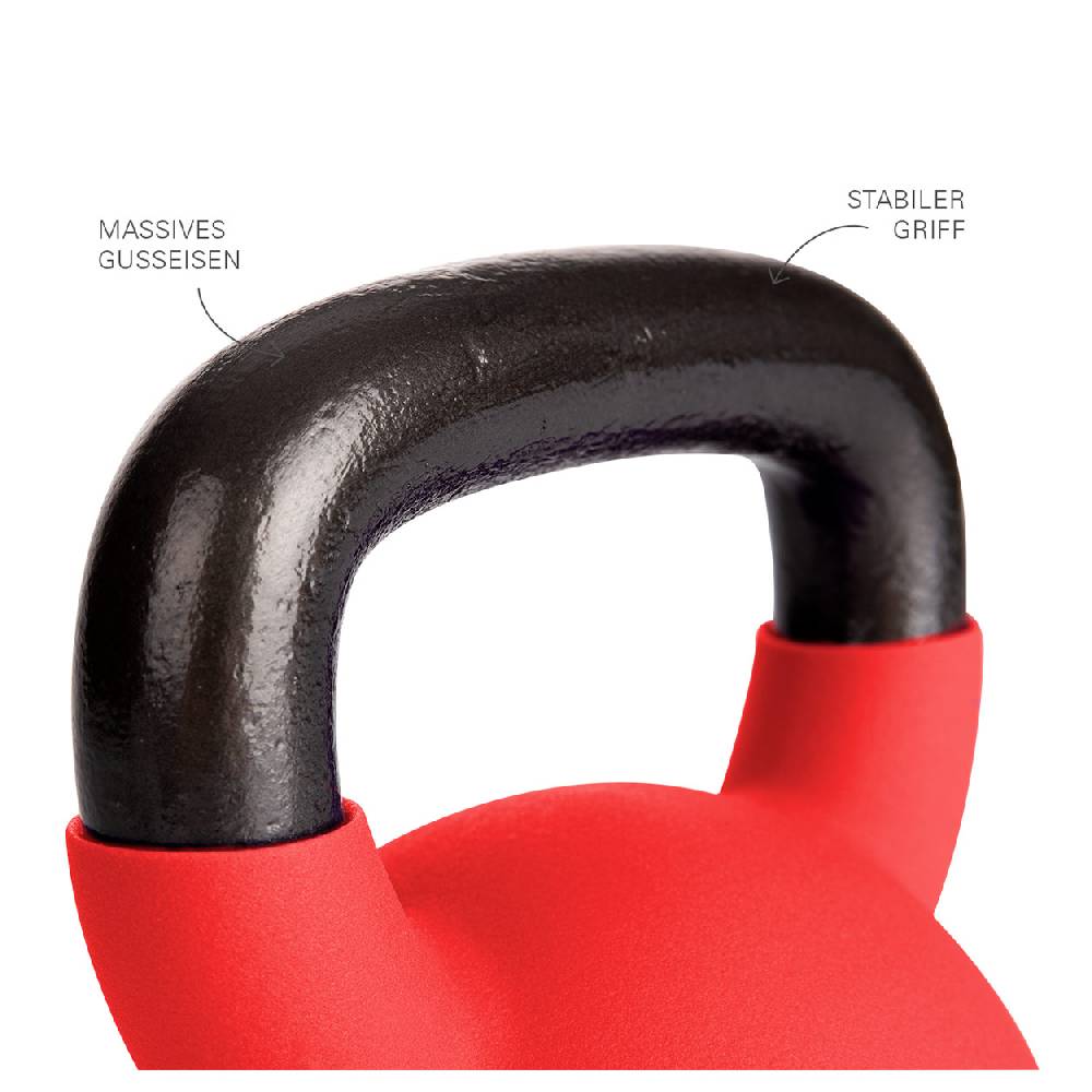 Sport Tec Kettlebell, 16 kg, rot Letzter Tag
