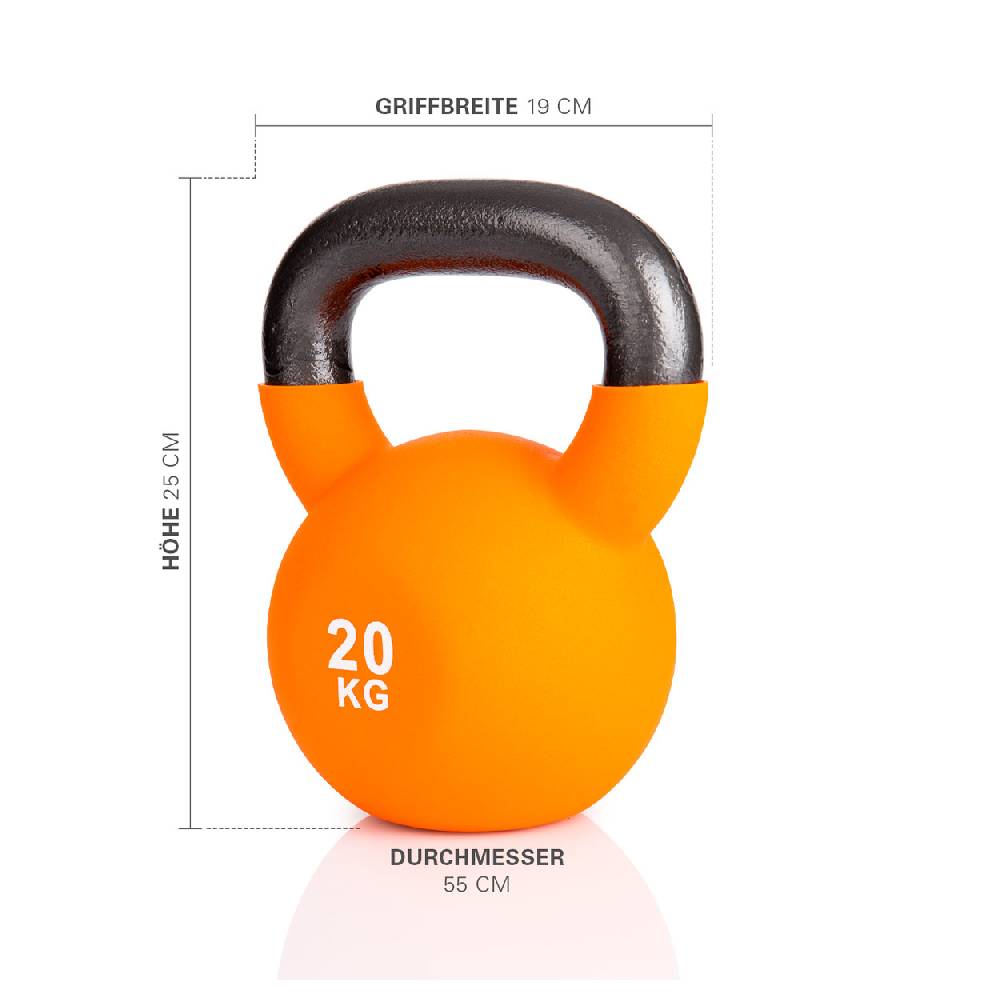 Sport Tec Kettlebell, 20 kg, orange Zeitbegrenzte Promotion