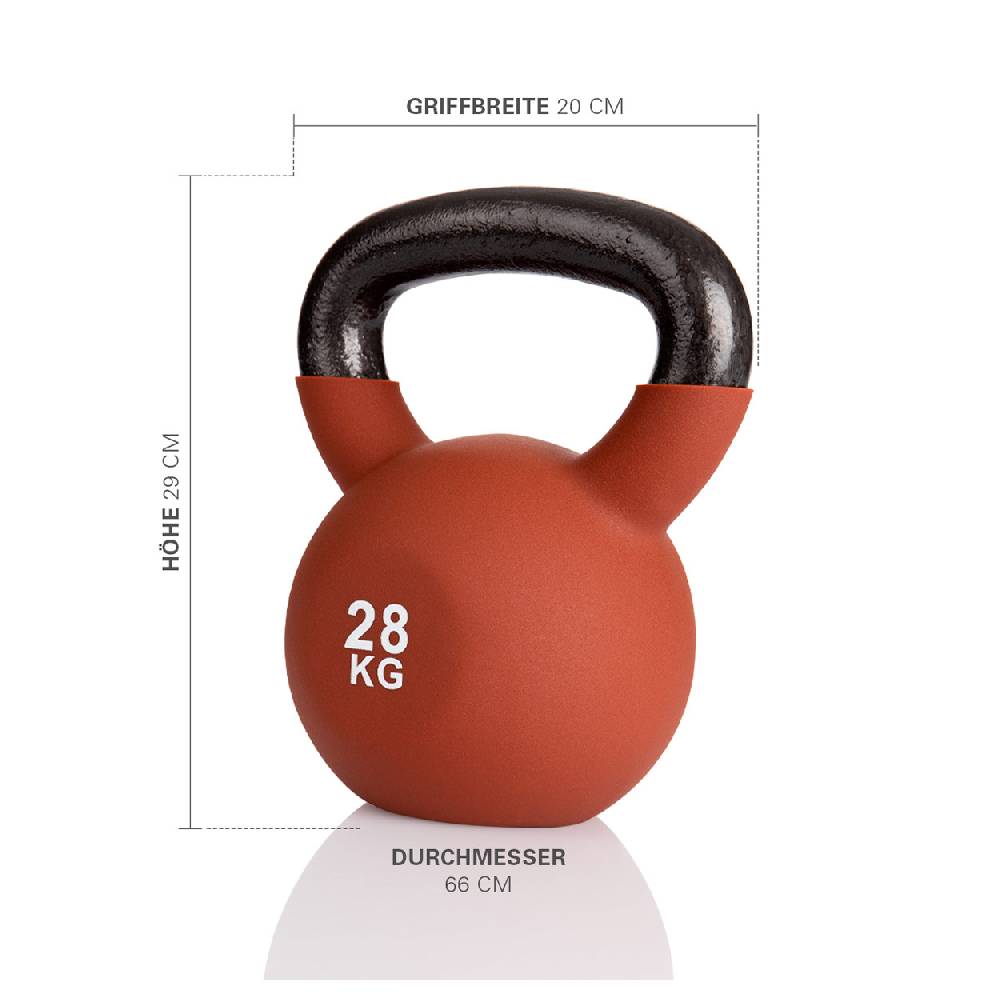 Sport Tec Kettlebell, 28 kg, braun Bis zu 60% Rabatt