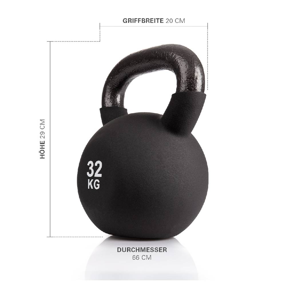 Sport Tec Kettlebell, 32 kg, schwarz Bis zu 65% Rabatt
