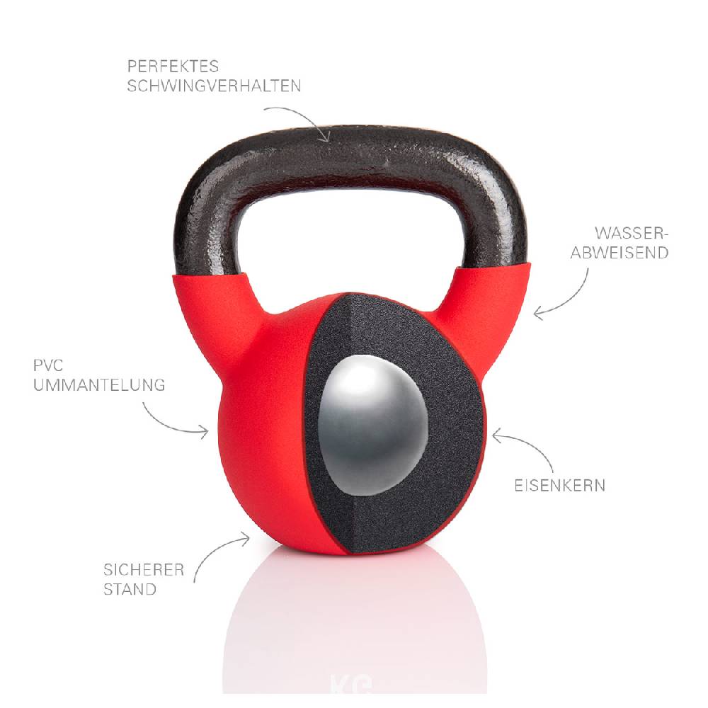 Sport Tec Kettlebells 4-32 kg, 8er Set Nur für heute