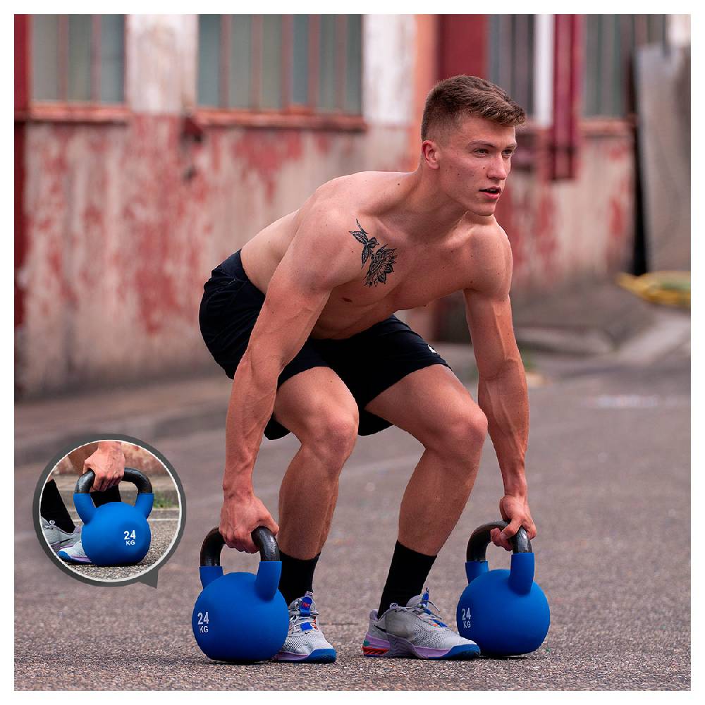 Sport Tec Kettlebells 4-24 kg, 8er Set Vierteljährliche Förderung