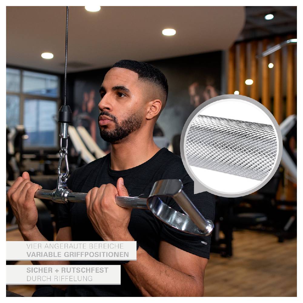Sport Tec Latzugstange Hufgriff, 60 cm Muttertagsangebot