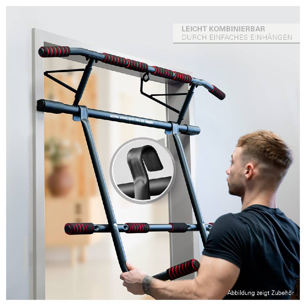 Sport Tec Sport-Tec Dip-Station für Türreck Klimmzugstange klappbar Sonderangebot der Fabrik