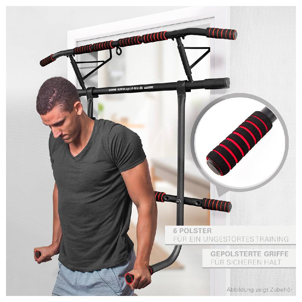 Sport Tec Sport-Tec Dip-Station für Türreck Klimmzugstange klappbar Sonderangebot der Fabrik
