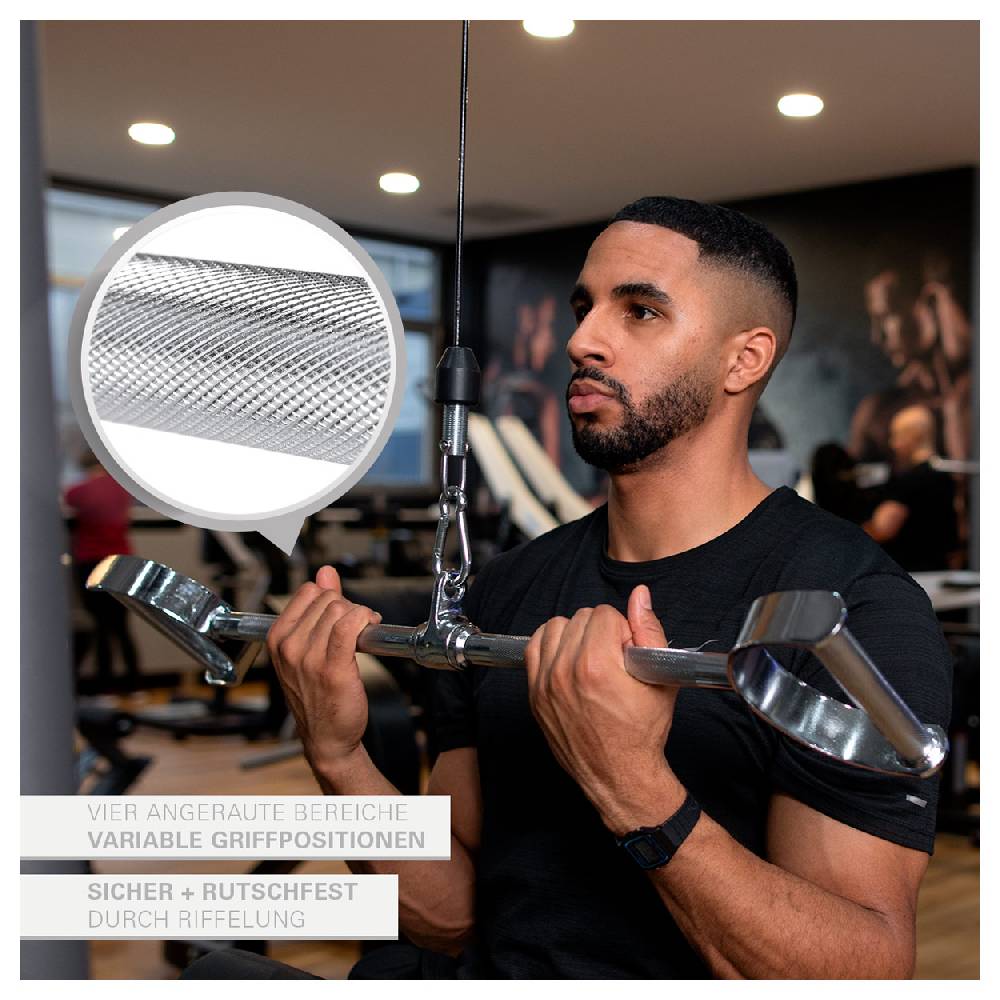 Sport Tec Latzugstange Hufgriff, 82 cm Sonderangebot der Fabrik